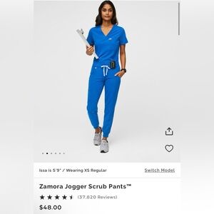 Royal Blue FIGS women’s joggers size MEDIUM